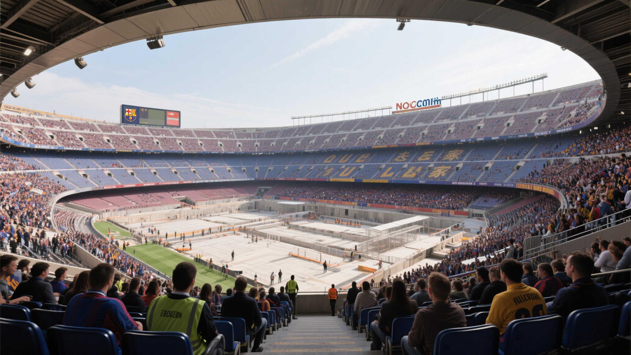 因场地整修,巴萨可连续四轮客战——特瓦斯观点解读 诺坎普作为欧洲著名足球圣地,每年接待着海量观众。然